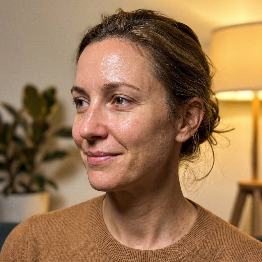 Femme détendue au quotidien